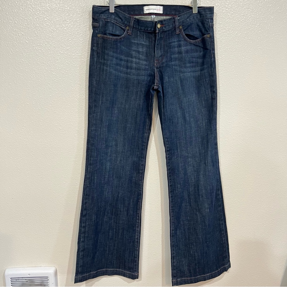 Paper Denim & Cloth Vtg Y2k Wide Leg Dark Wash Jeans size 14